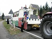 2007 - Rosenmontagszug in Neunkirchen und der Wagen des Komitee